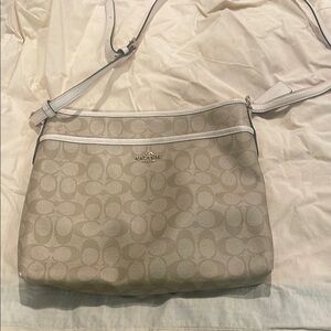 Coach Beige Crossbody Bag